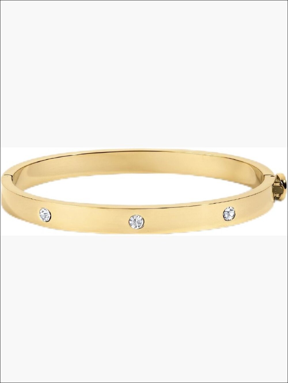 14k Gold Plated Brass Link Charm Bracelet - Adjustable Lobster Claw